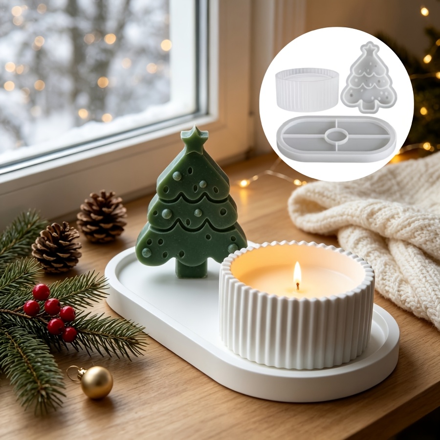 Candle Making Kit Wholesale - Набор из 3 силиконовых форм для