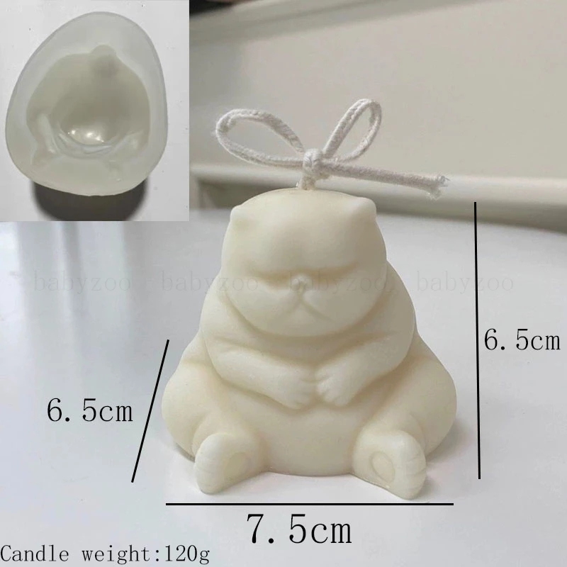 Candle Making Fat - Силиконовые формы для свечей Fat Cat