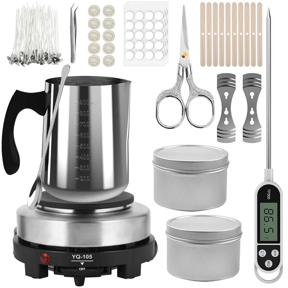 Candle Making Kit For Adults - Горшок для заливки свечей с электрической