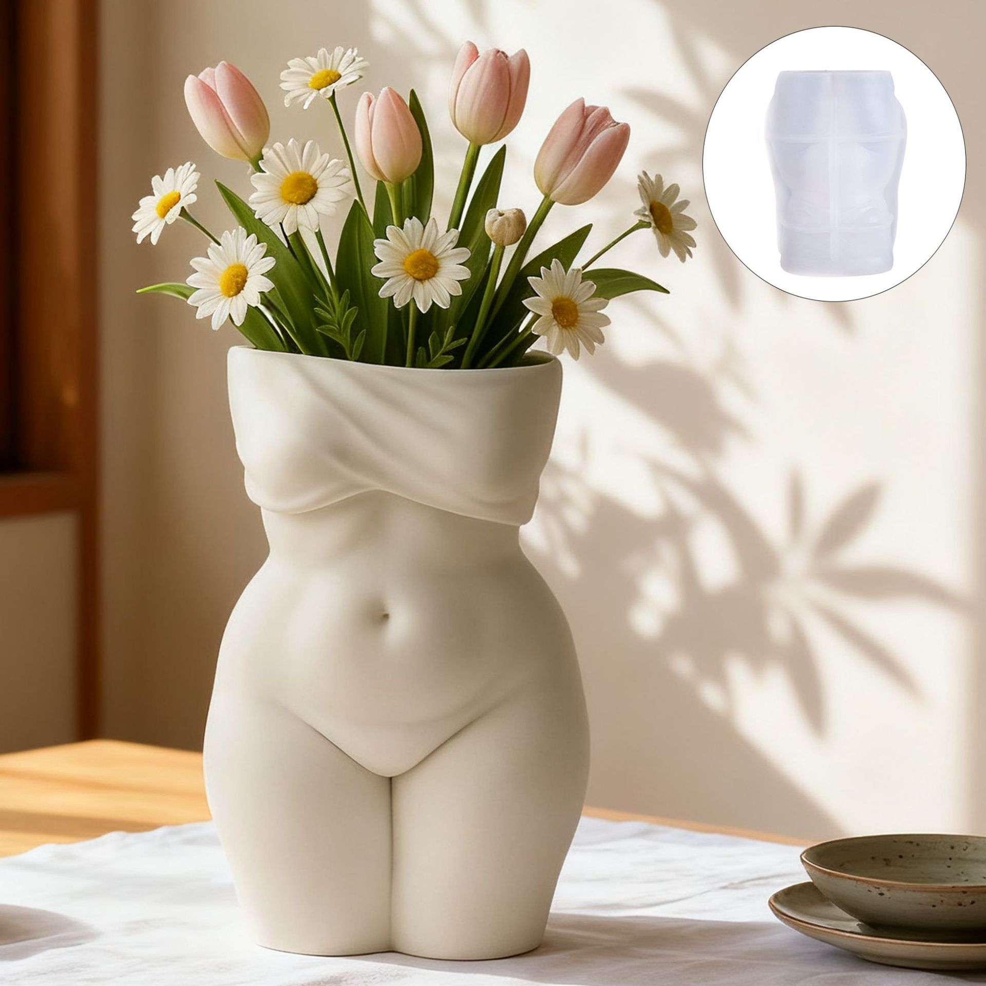 Candle Making Fat - 3D силиконовая форма для вазы для