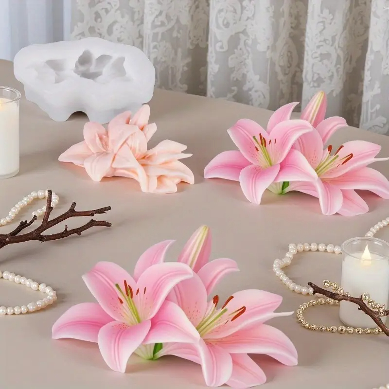 Candle Making Kit For Adults - Силиконовые формы для розы для DIY