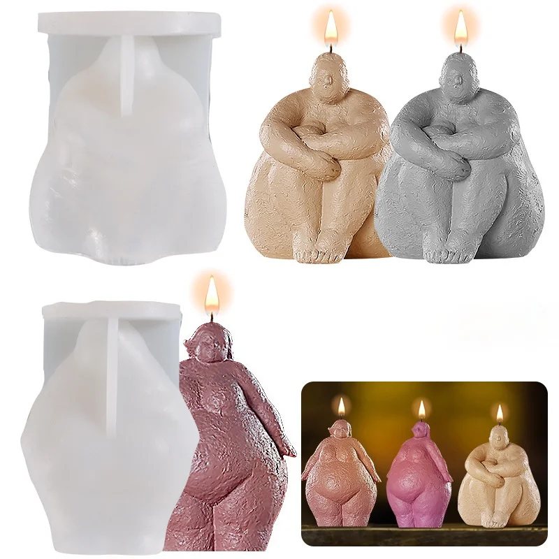 Candle Making Fat - Новая силиконовая форма в виде абстрактного