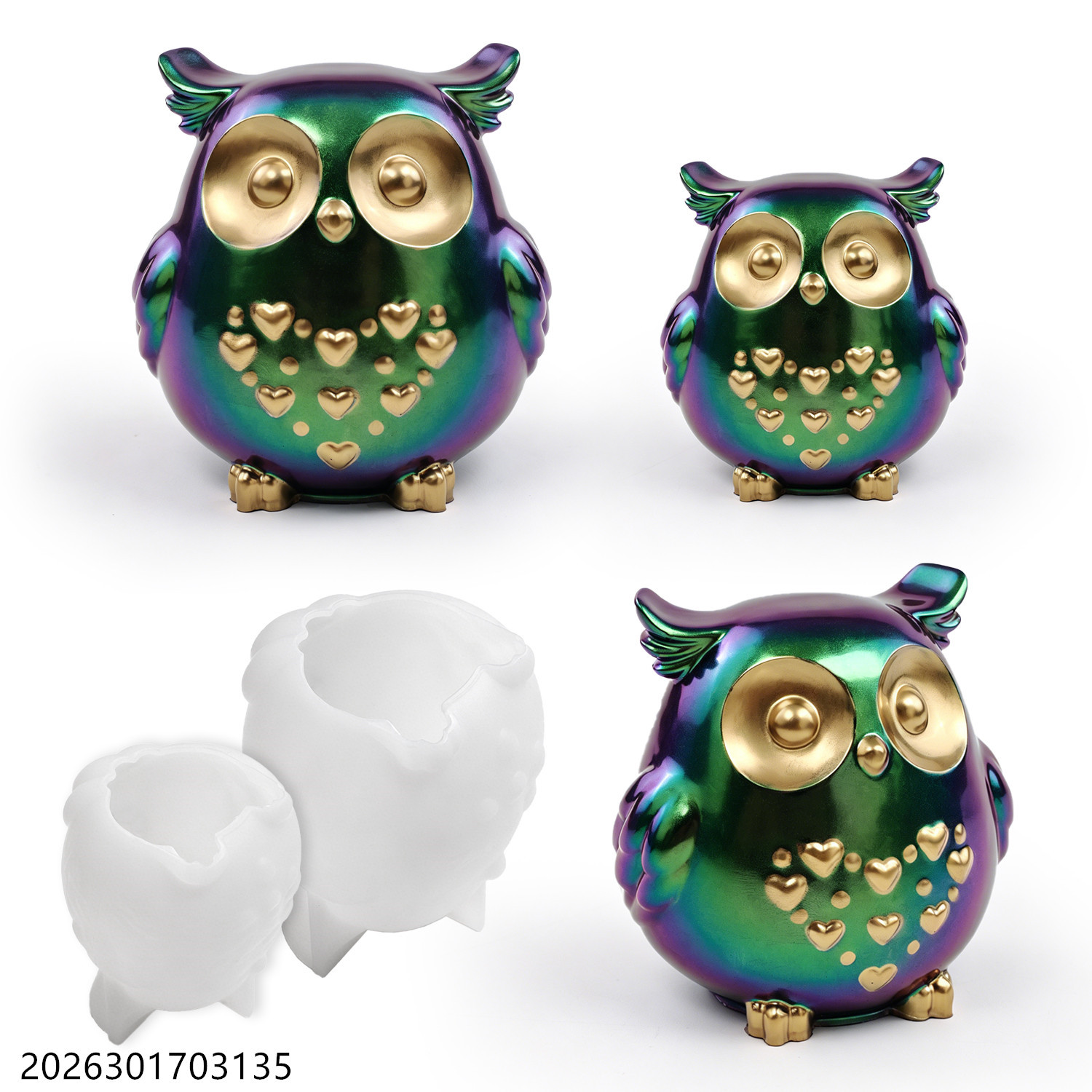 Candle Making Kit Wholesale - Силиконовая форма «Сова» 3D, набор для
