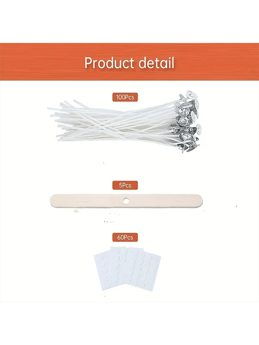 100 шт. хлопковый фитиль для с – обзор и цена Candle Making Kit For Adults