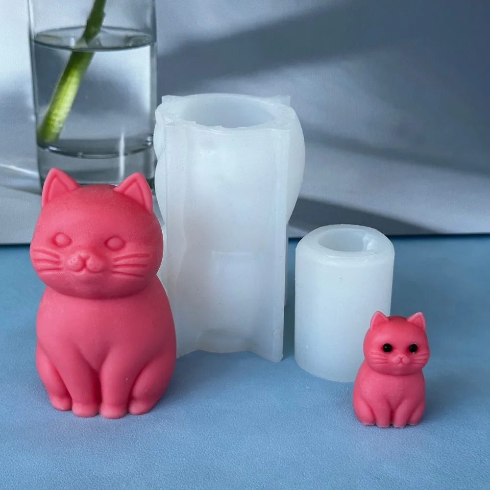 3D толстый кот животное силико – обзор и цена Candle Making Fat