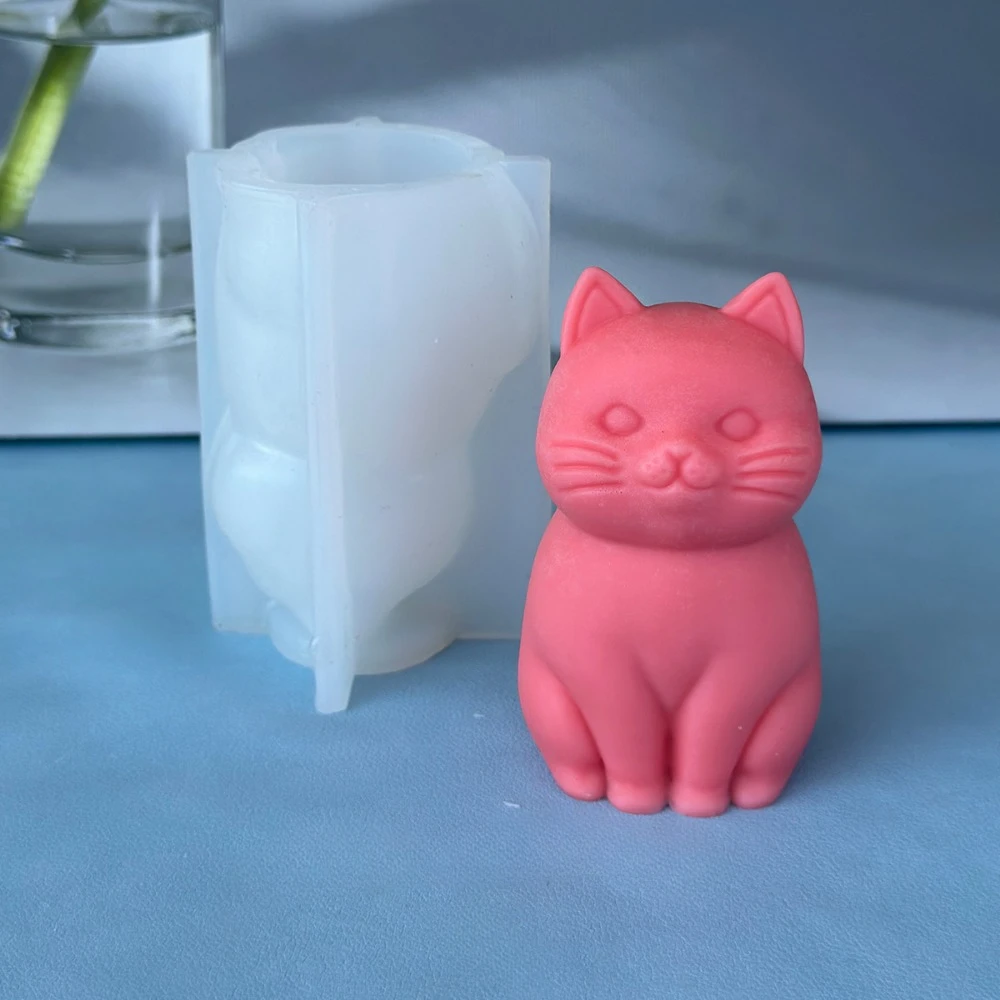 3D толстый кот животное силико – обзор и цена Candle Making Fat
