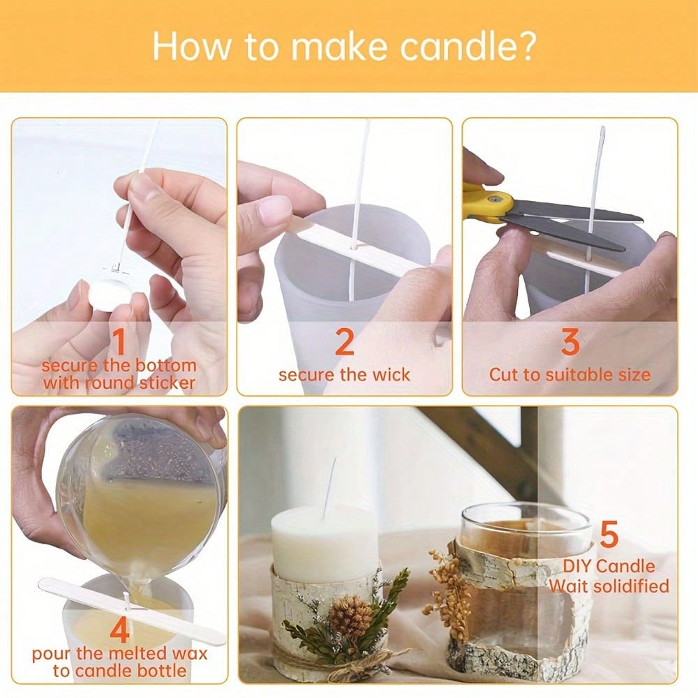 5/10/20/30/50 шт. Деревянный д – обзор и цена Candle Making Kit Wholesale
