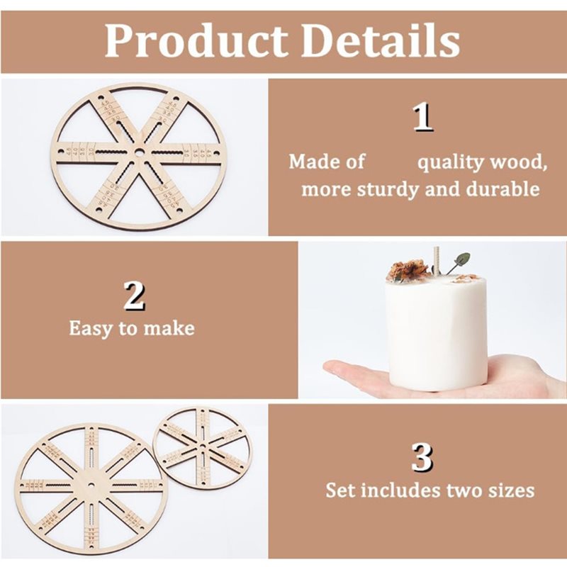 Держатели для фитилей ABUI, 2  – обзор и цена Candle Making Kit Wholesale
